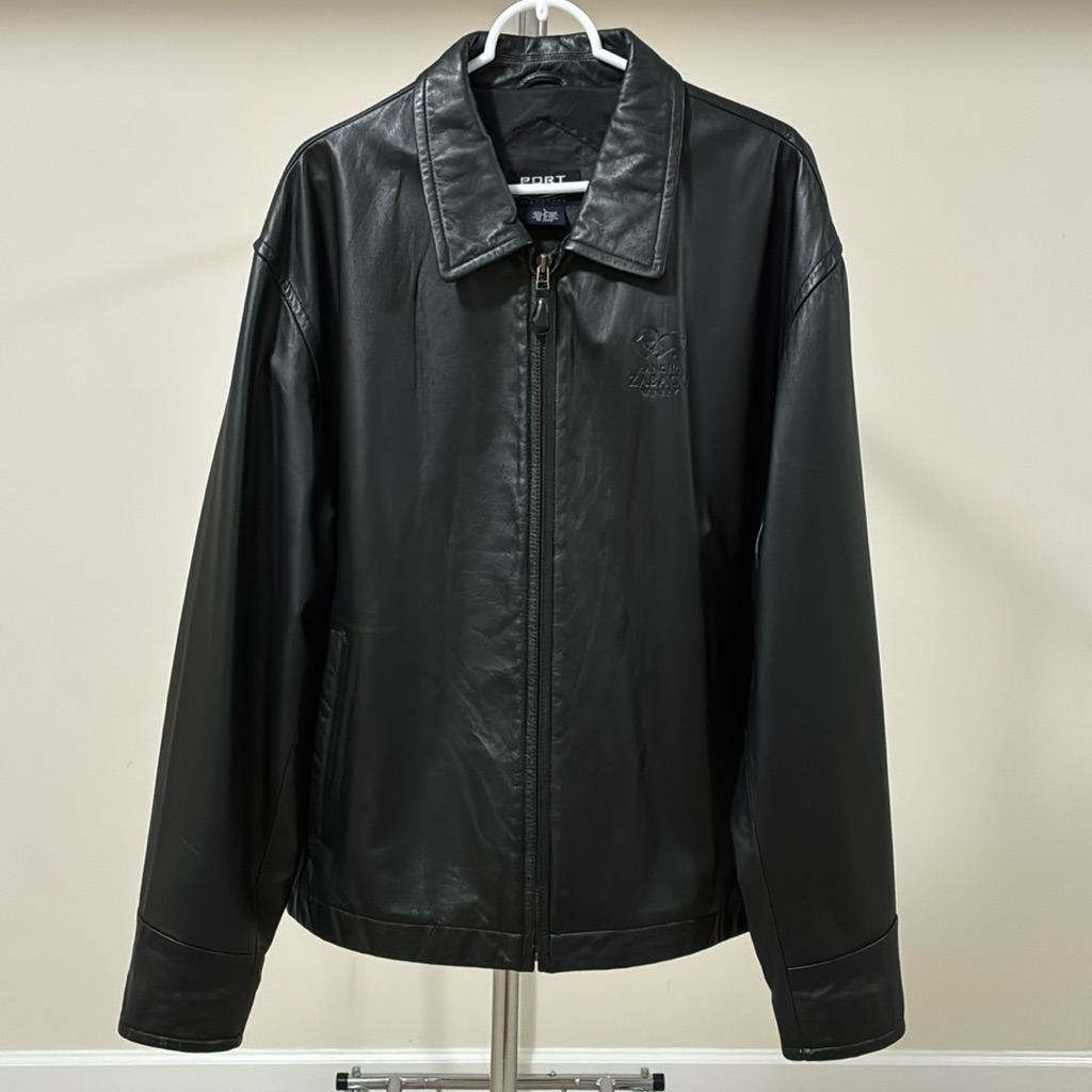 Port Authority Men’s Leather Bomber Jacket - J784